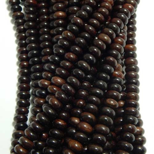 Rose Wood Disc Shape Beads 12mm