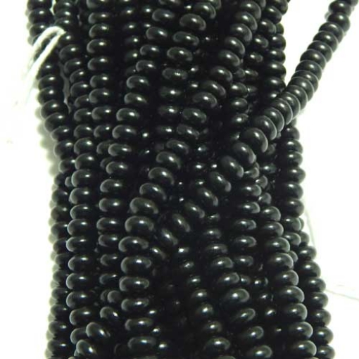 Ebony Wood Disc Shape Beads 