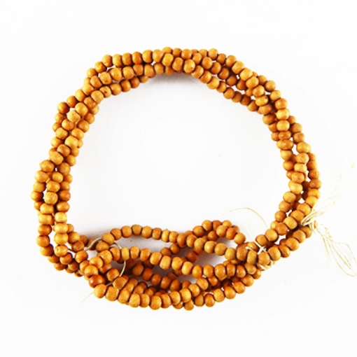 Picture of Weiße Sandelholz Perlen 3mm