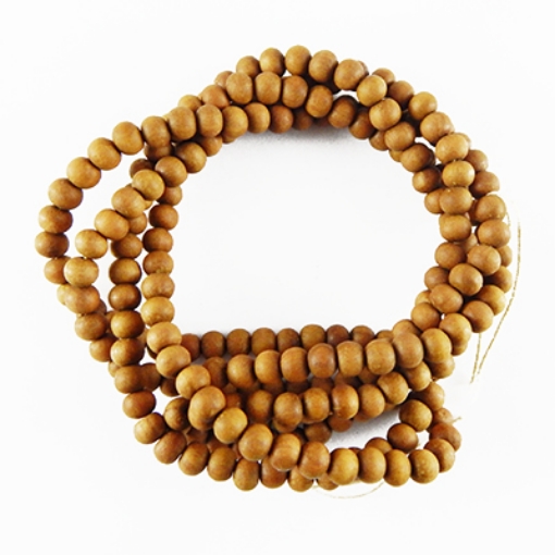 Picture of Weiße Sandelholzperlen 7mm