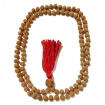 Picture of 5 Face 7mm Rudraksha Mala with 11mm Guru Rudraksha and Cotton Tassels