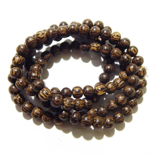 Picture of Palm Wood Beads String 8mm