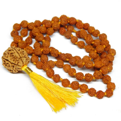 Picture of Rudraksha Mala with 7mukhi Nepali Rudraksha