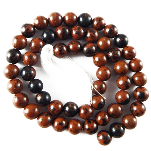 Picture of Mahagoni Obsidian Edelsteinperlen