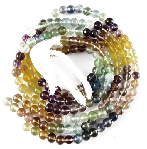 Picture of Fluorit Edelsteinperlen 6 mm rund