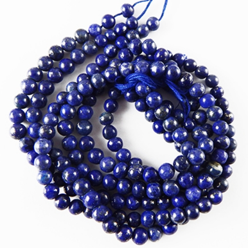 Picture of Lapislazuli Edelsteinperlen 6 mm rund