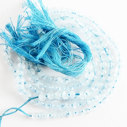 Picture of Apatit 5mm runde Edelsteinperlen