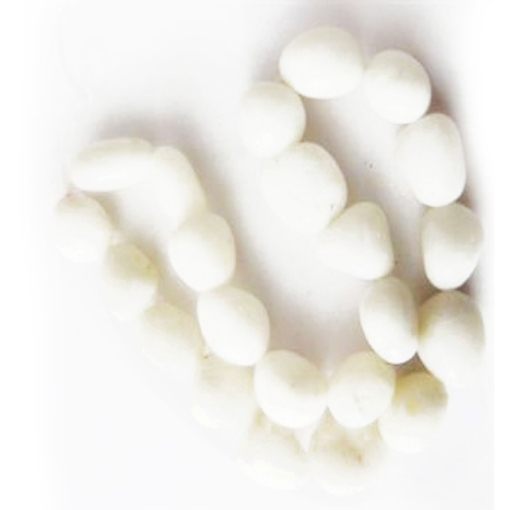 Picture of Weißer Achat-Edelstein-Tromme