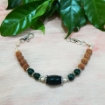 Picture of Grüner Aventurin- & Rudraksha-Perlenarmband für das Herzchakra
