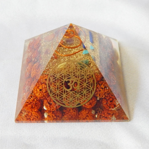 Orgone Pyramid, Rudraksha and Om