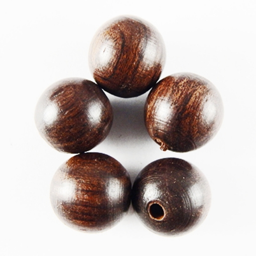 Picture of Perles en bois de rose 17 mm